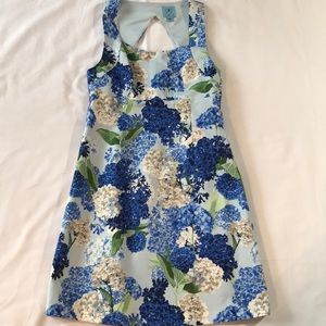 Blue CeCe cutout Dress